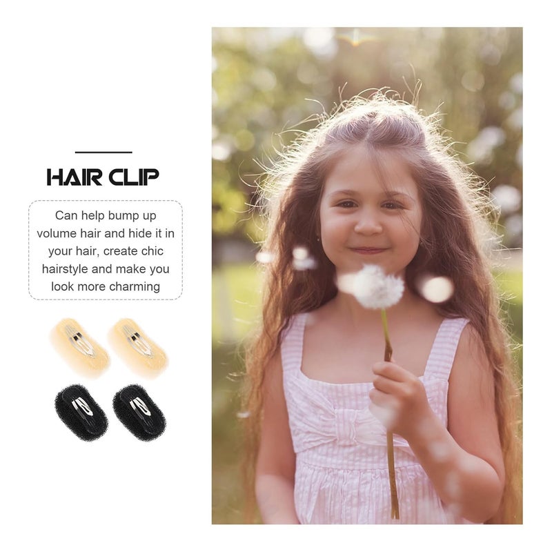 Cabilock 4pcs Hair Padding Clips for Volume and Height Mixed Colors Styling Accessories - Image 5